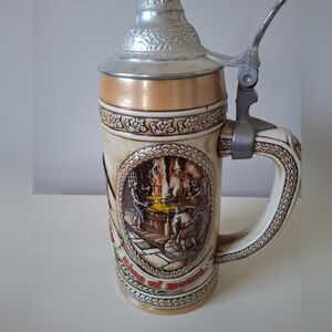 Anheiser-Busch Lidded Beer Stein
